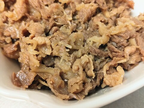 めんつゆで簡単！牛肉のしぐれ煮風～